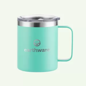 Earth Camp Mug Premium Insulated Travel Cup - Mint (355ml)