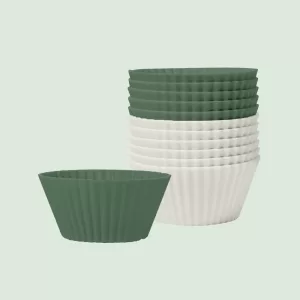 No-Tox Silicone Muffin & Cupcake Moulds - 12 Piece Set