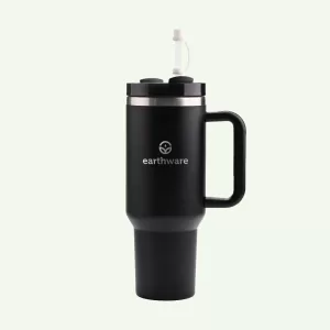 Earth Tumbler Premium Insulated Travel Cup - Black (1.2L)