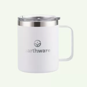 Earth Camp Mug Premium Insulated Travel Cup - Ivory (355ml)