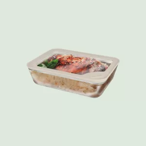 Glass Food Storage Containers - Rectangle (1530ml)