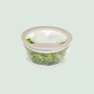 Glass Food Storage Containers - Circle (950ml)